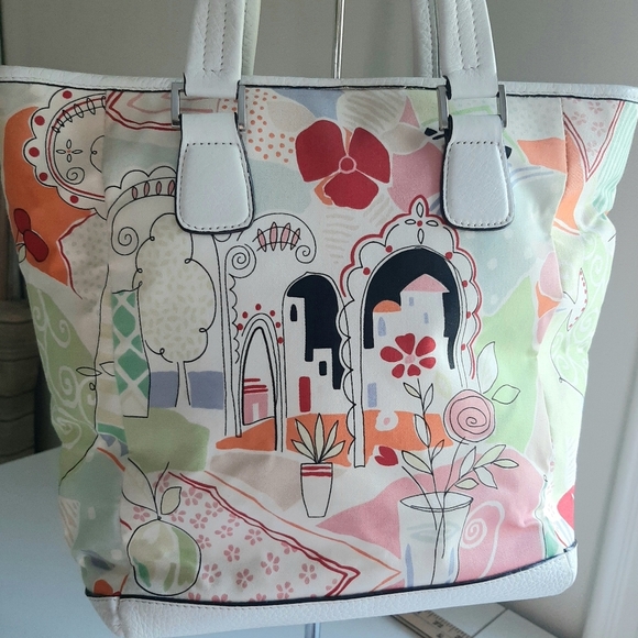 TALBOTS GRAPHIC PURSE - Picture 3 of 6